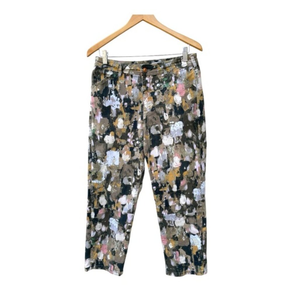 Anthropologie Pilcro Ultra High-Rise Relaxed Carpenter Jeans Womens Size 29 - Picture 3 of 12